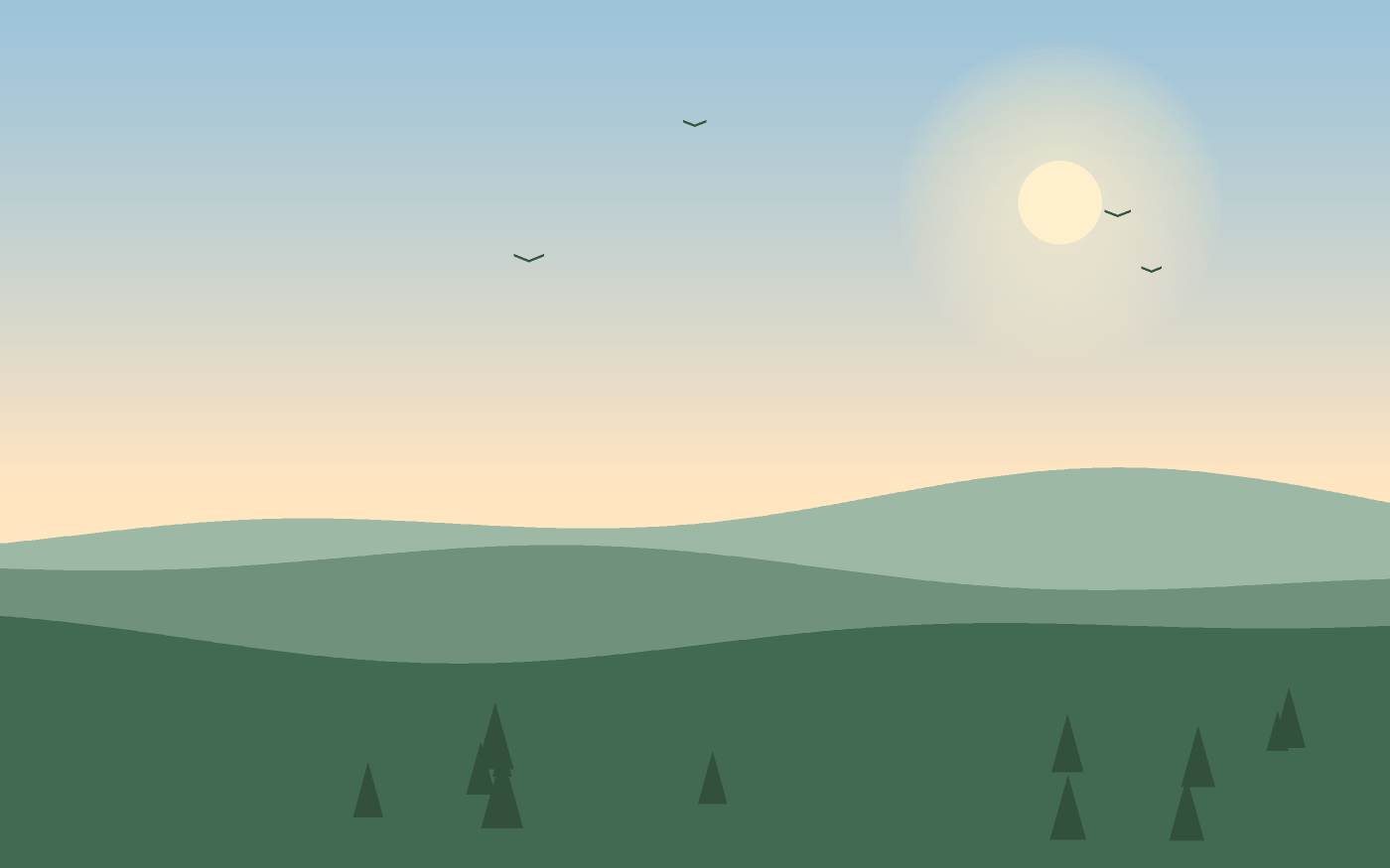 Landschapsillustratie
