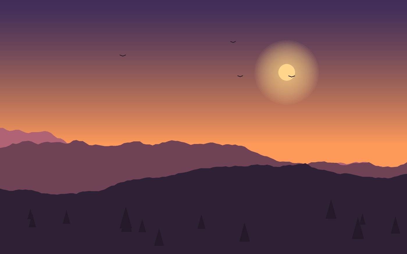 Landschapsillustratie
