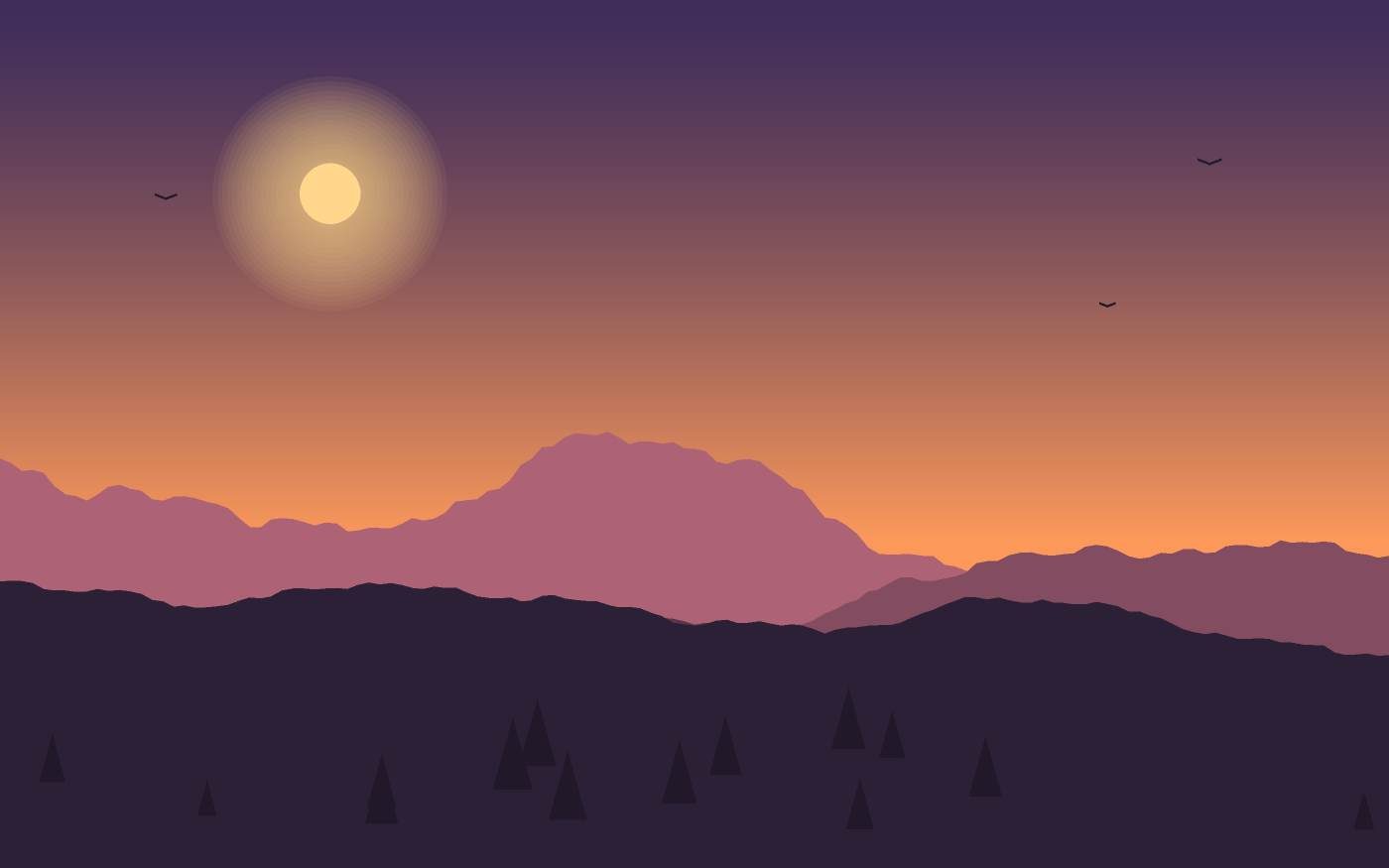 Landschaftsillustration