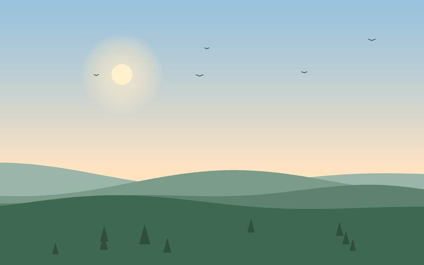 Landschaftsillustration