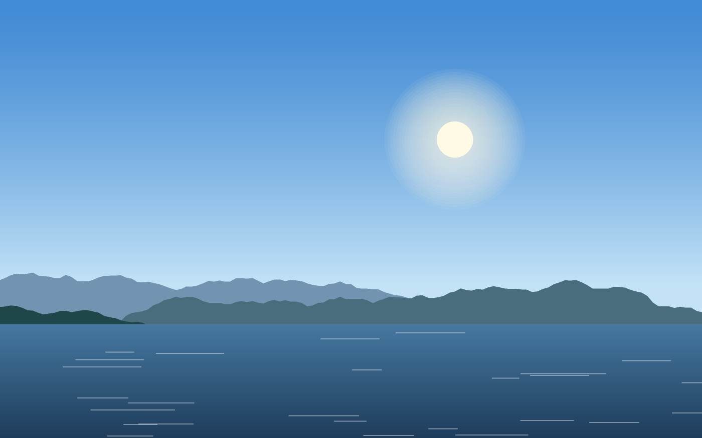 Landschaftsillustration