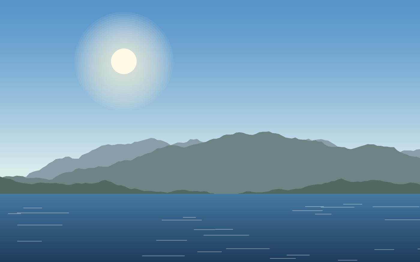 Illustrazione di un paesaggio