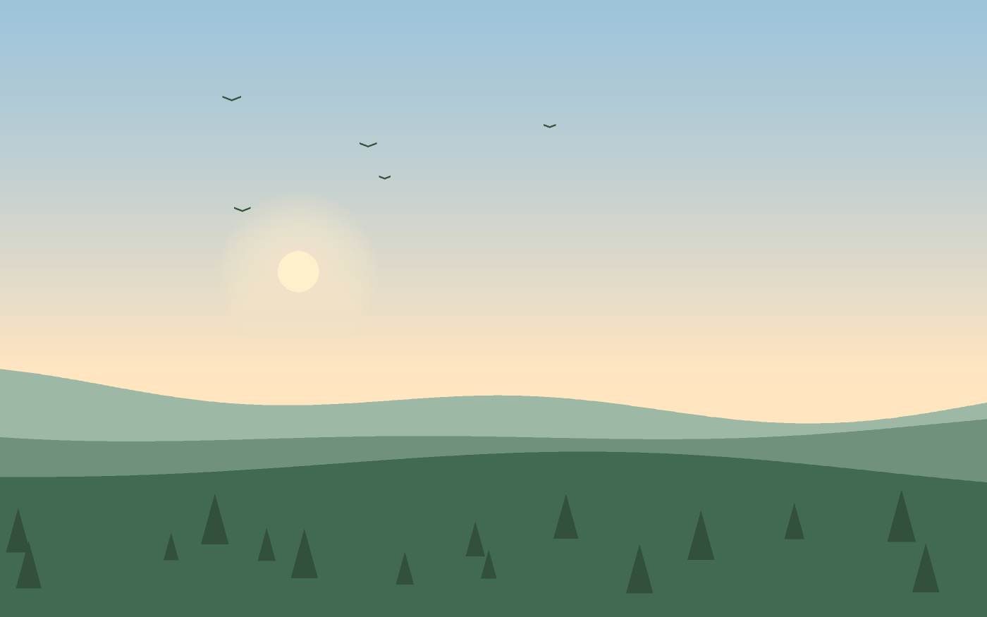 Ilustracja krajobrazu