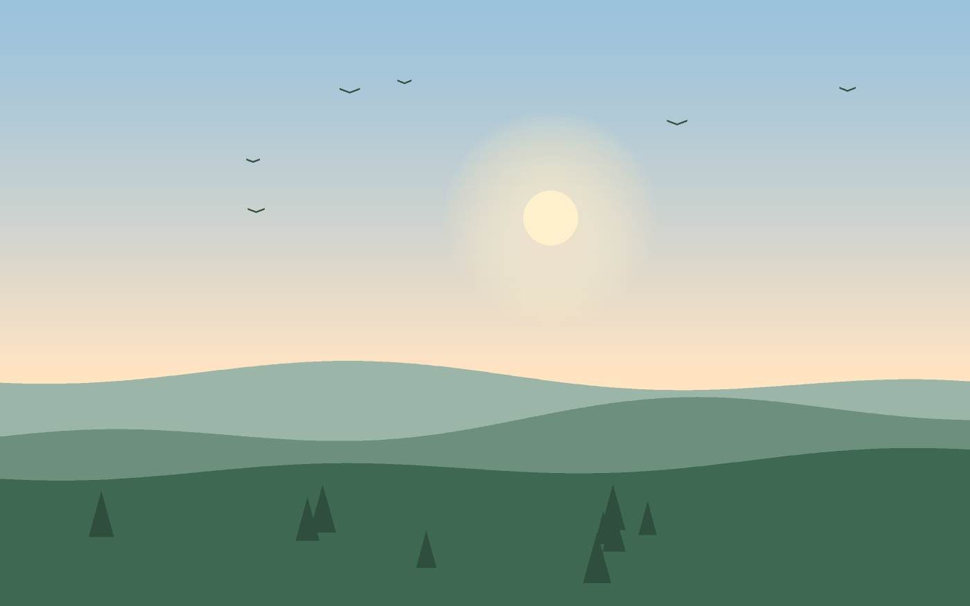 Ilustracja krajobrazu